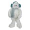 Northlight Plush Sitting Yeti with Earmuffs Christmas Figure - 18" - White and Blue